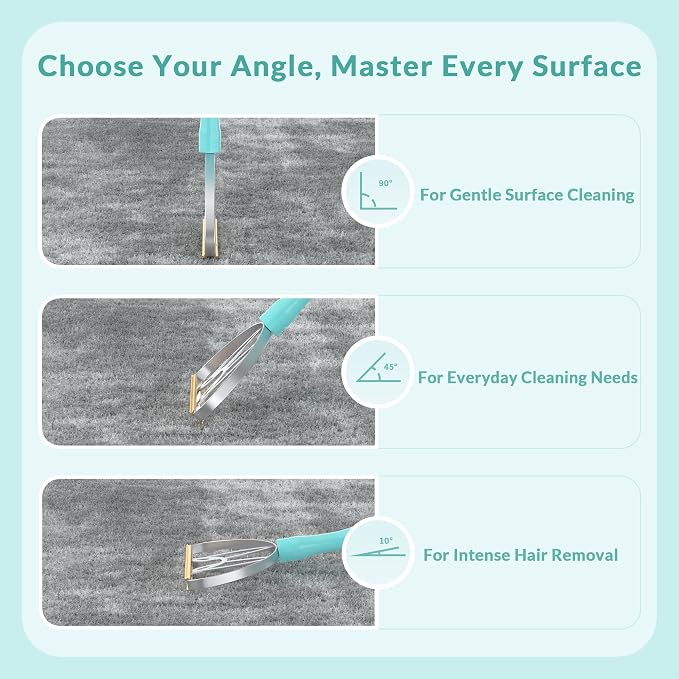 Pet Hair Removal Tool Kit-Max and Pro-by LINTPLUS, Cat Hair Remover and Carpet - Image 5