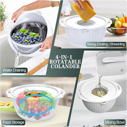 4-1 Colander with Bowl Set - Image 4