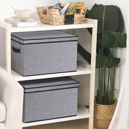 Fabric Storage Boxes, 7.1 x 9.1 x 13 Inch Baskets - Image 8