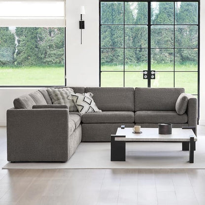 CHITA Oversized Modular Sectional Fabric Sofa Set, FSC Certified Extra Large 5 - Image 4