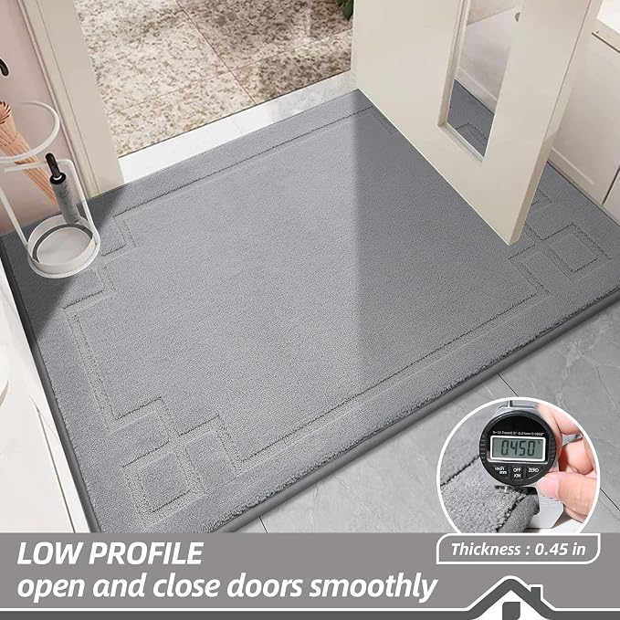 BEQHAUSE Door Mat 24" x 36", Non-Slip Door Mats Indoor Entryway Rugs Washable - Image 7