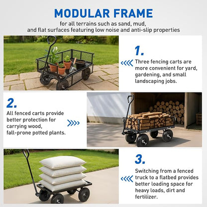 Yesker Steel Garden Carts - Image 5