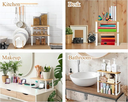 Marsui 4 Pcs Kitchen Organizer Accessories Set Cabinet Organizer Shelf and - Image 7