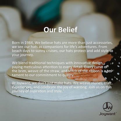 Joywant Womens Sun Visor Hats, Packable Wide Brim Ponytail Beach Hat Straw Visor Summer Beach Vacation Essentials for Womens