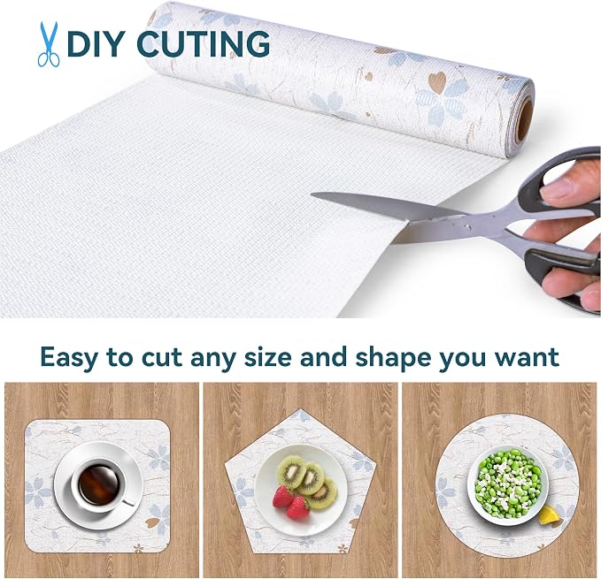 Shelf Liner Non Adhesive, 12 Inch x 10 Feet Cabinet Liners - Image 4