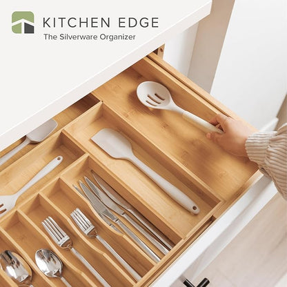 KitchenEdge Premium Silverware, Flatware and Utensil Organizer - Image 2