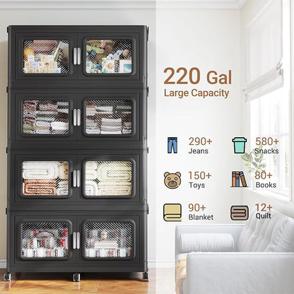 BROVIEW 880 Qt Stackable Storage Bin - Image 7