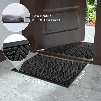 Yimobra Outdoor Mats for Front Door 29.5x17, All-Weather Waterproof Non-Slip - Image 7