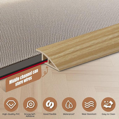 Floor Transition Strip Door Threshold 39" Floor Transition Reducer Trim on The - Image 3
