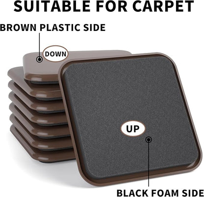 Furniture Sliders, Heavy Duty Furniture Movers Sliders, Reusable Furniture - Image 4