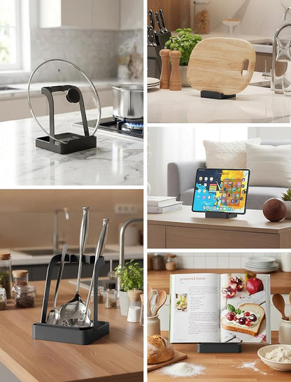 NiHome Big Pot Lid Holder and Spoon Rest - Image 6