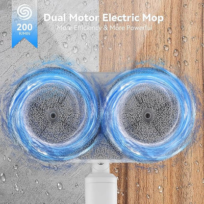 Cordless Electric Mop, Dual Motor Powerful Spin, Cordless Mop - Image 4