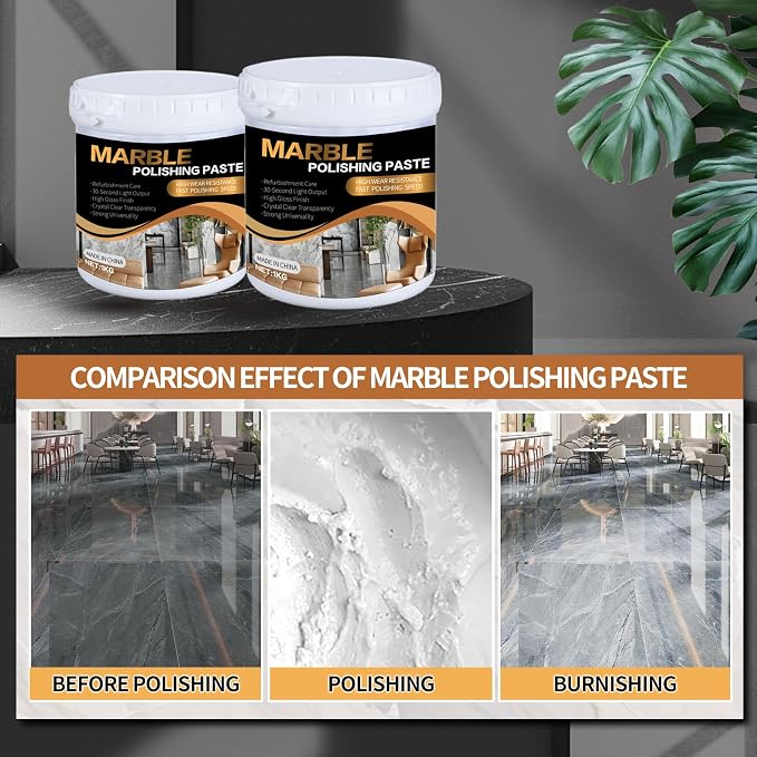 Marble Polishing Paste Kit, Marble Polishing Compound, Countertop Cleaner - Image 2