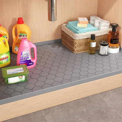 Winisok Silicone Under Sink Mat 37" x 22", Kitchen Essentials and Gadgets - Image 7