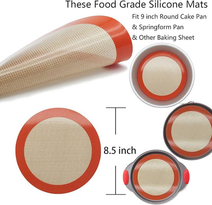 Silicone Baking Mats, Non-Stick Reusable Cookie Sheet Liners - Image 2