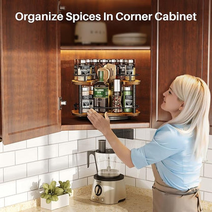 Lazy Susan Organizer Spice Rack - Image 2