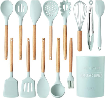 Country Kitchen Non Stick Silicone Utensil Set by CountryKitchen