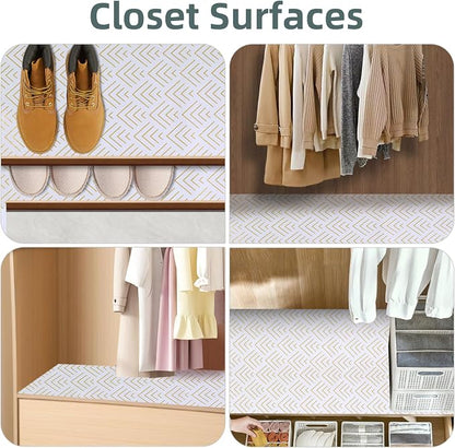 Shelf Liner for Kitchen Cabinets Non Adhesive Drawer Liner Non-Slip Thickened - Image 7