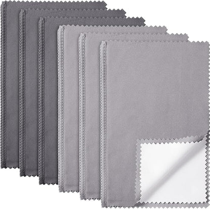 Breling 6 Pcs Silver Jewelry Polishing Cloths 6 x 8 inches Jewelry Cleaning by Breling