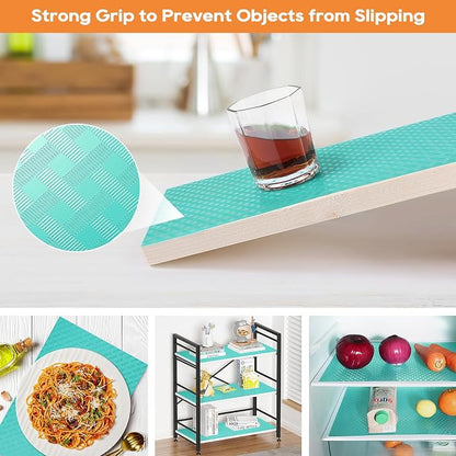 Blue Fridge Liner Shelf Liners for Kitchen Cabinet Refrigerator Liners - Image 7