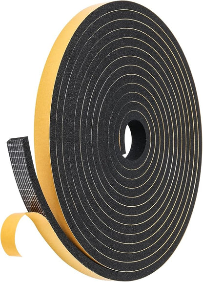 Weather Stripping Door Seal Strip, Strong Adhesive, Lightproof, Soundproof by Amzjjle