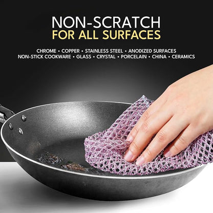 The Crown Choice Heavy Duty Non-Scratch Dish Scrubbers - Image 2