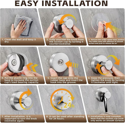 Reusable Heavy Duty Suction Cup Hooks - Image 4