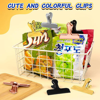 VNDUEEY 12 Pack Stainless Steel Chip Clips, Bag Clips - Image 5