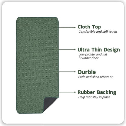Bath Mat, Ultra Thin Bathroom Runner Rugs, Large Bath Mats - Image 2