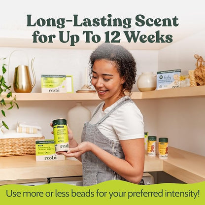 Roobi Sustainable Laundry Scent Booster Beads. Linen Breeze Fragrance Laundry - Image 4