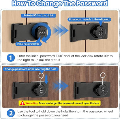 Keyless Cabinet Lock with Combination Code - Image 6