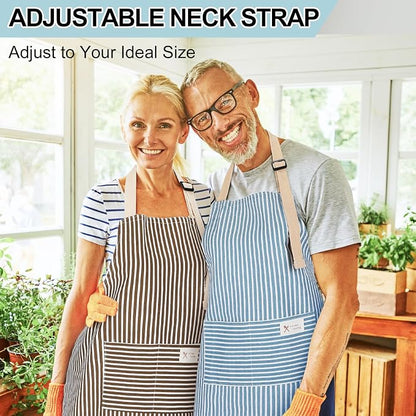 Janmercy 24 Pcs Aprons for Women Men - Image 3