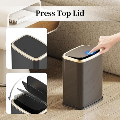 2.1 Gallon Bathroom Trash Can - Image 3