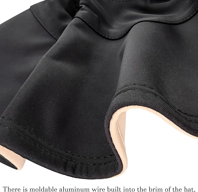 Sun Hats for Womens Wide Brim UV Protection Fishing Hats Packable Reversible Hollow Top Hat with Ponytail Beach Travel Hats