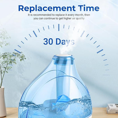 Funmit 12 Pack Universal Humidifier Cleaner Fish Compatible - Image 8