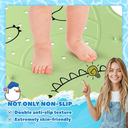 UNEEDE Dinosaur Kids Bathtub Mat - Image 4