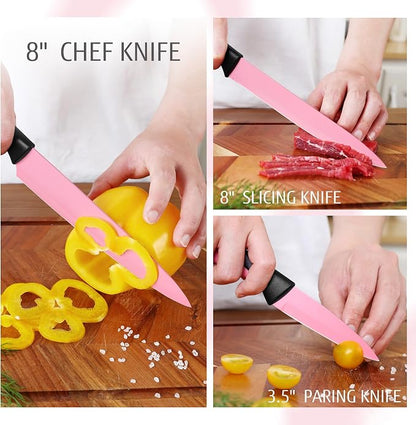 hecef 13 Pieces Kitchen Knife Set - Image 7