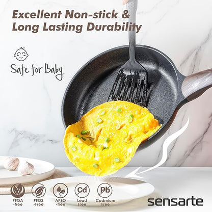SENSARTE Pots and Pans Set Nonstick, Non-toxic Healthy Non Stick Kitchen - Image 2
