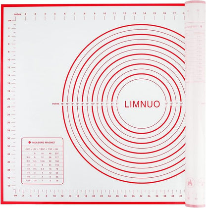 Silicone Baking Mat，Non Stick Rolling Dough by LIMNUO