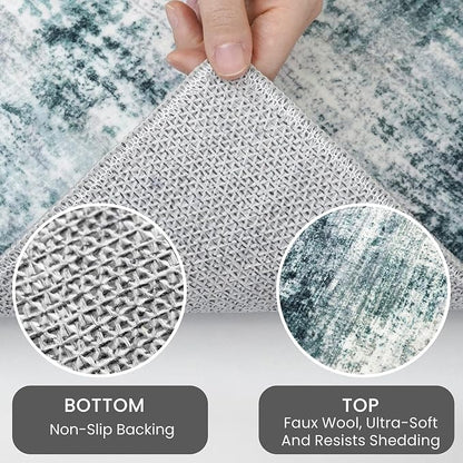 IOHOUZE Abstract Area Rugs 9x12 Ft Washable Large Rugs - Image 4