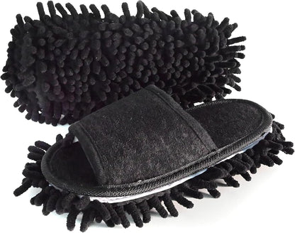 Women's Microfiber Floor Cleaning Mop Slippers by Friendly+House