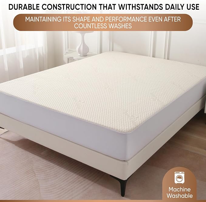 Luxury Waterproof Organic Mattress Protector Full - Image 6