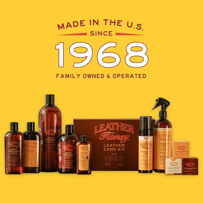 Leather Honey Cleaner Wipes: Clean Leather On-The-Go. 10 Cleaning Wipes - Image 4