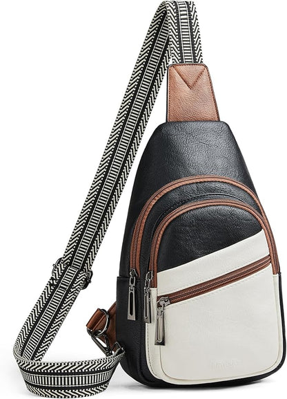 Sling Bag Crossbody Bags for Women Small Cross Body Bag Fanny Packs Chest Sling Purse for Daily Travel Leisure Sport