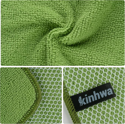 KinHwa Kitchen Washcloths for Dishes Absorbent Microfiber Dish Cloths Quick Dry - Image 7