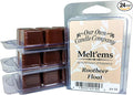 Our Own Candle Company Premium Wax Melt, Root Beer Float, 6 Cubes, 2.4 oz (4 Pack)