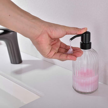 Matte Black Dish Kitchen Soap Dispenser, Bathroom Liquid Soap Dispenser - Image 3