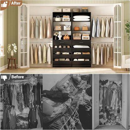 Aheaplus Closet System, 6-15Ft Closet Organizer - Image 5