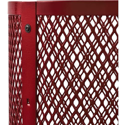 Global Industrial 36 Gallon Outdoor Steel Trash Can - Image 9