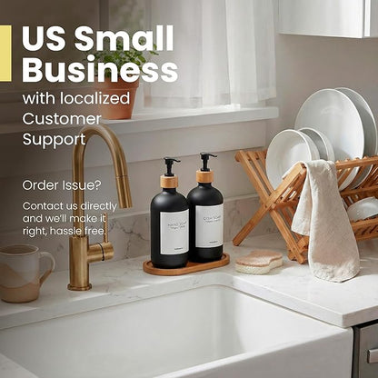 MaisoNovo Glass Dish Soap Dispenser - Image 3